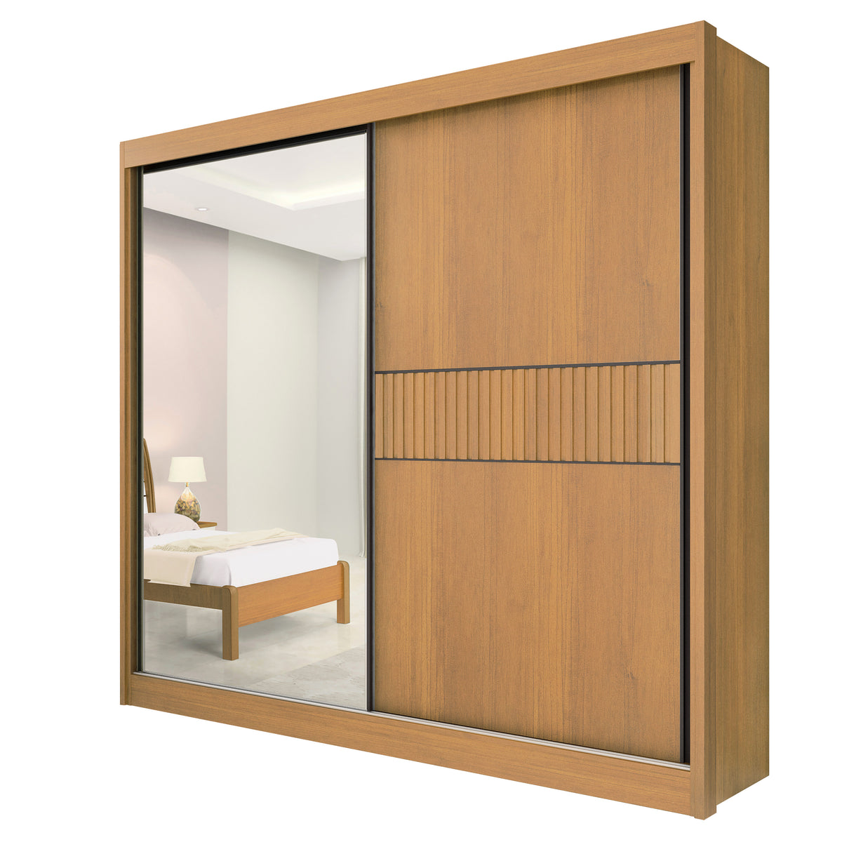 Guarda Roupa Titanium 2 PTS Ripado