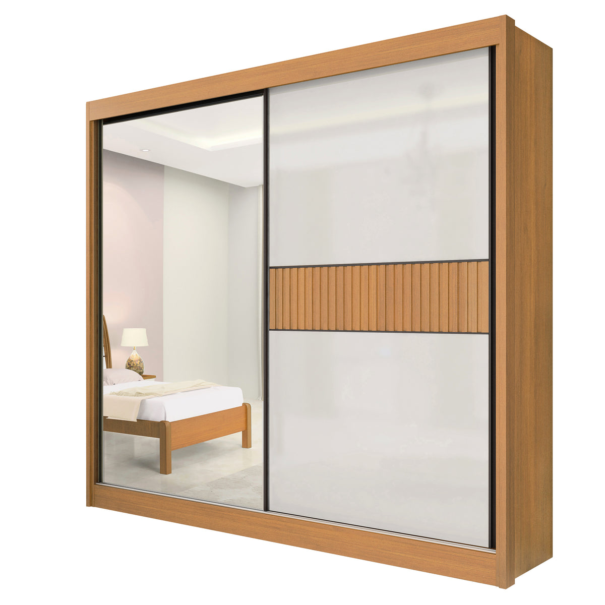 Guarda Roupa Titanium 2 PTS Ripado